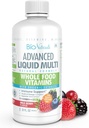 Bio Naturals Liquid Whole Food Multivitamin dla mężczyzn i kobiet z ponad 100 Składniki - Superfoods, Omegas, Ekstrakty organiczne - 100% Wegan - 32 oz