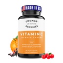 Tomasz wszystkie naturalne Remedies Witamina C z organicznej Elderberry, Organic Citrus Bioflavonids - Cały suplement żywnościowy - Nie-GMO - Surowy Wegan - 90 Kapsułki