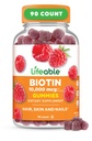 Żywe Gummie Biotin XI124; 10,000 mcg XI124; Great Tasting Hair Skin and Nails Gummies XI124; GMO- Free Vegan Biotin Supplement XI124; Włosy Skóra i Nails Vitamin dla kobiet XI124; 90 Gummies