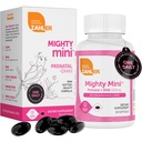 Zahler Mighty Mini Witamina Prenatalna z DHA & Folate - Certified Kosher - Wszystkie naturalne Witaminy Prenatalne - Multiwitamina dla kobiet w ciąży - 19 Witaminy Prenatalne Włączając kwas foliowy (90 Softgels)