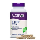 Natrol Mood + Stress 5- HTP 100 mg, Suplement diety dla Balanced Mood, Kapsułki dla dorosłych, 30 Kapsułki, Do 30 Day Supply