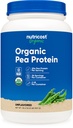 Nutricost Organic Pea Protein Isolate Powder (2LBS) - Unflavored, Certified USDA Organic, Białko z roślin, Wegetarian Friendly, Gluten Free, Non-GMO