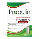 Probulin Colon Support Daily Probiotic + Prebiotic + Support Gut Health, Okazjonalne Gaz i Bloating - 20 Miliard CFU - 12 Szczepów, 30 Kapsułki wegańskie