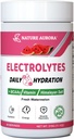 Elektrolity w proszku bez cukru, świeży arbuz w proszku elektrolitów, proszek nawadniający, wzbogacony solą himalajską, BCAA i witamin B-, bez kalorii, bezcukrowy napój Keto Electrolyte - 90 Servings