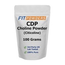 Proszek cytykoliny, Proszek choliny CDP Czysty ze Scoop, Non-GMO, Suplement Cognitive do Pamięci i Nauki (100 gramów)