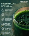 Spirulina Cubes - Wysokie białko, Vitamin- bogaty Superfood z naturalnym aromatem - Wegan, Glutent Free Powerhouse Spirulina Pody dla Smoothies (1.680, Kilograms)