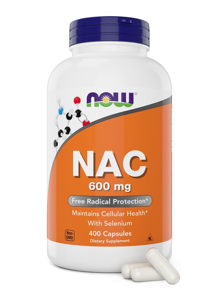 Teraz NAC 600 mg, 400 kapsułek (opakowanie 2), N- Acetylo cysteina z Selenium