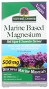 Nature's Answer Marine Based Magnesium, Super Concentrated 500mg | Plant Based | Red Algae & Seawater Derived | Alcohol-Free & Gluten-Free | Vegetarian Capsules 90ct