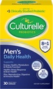 Culturelle Daily Health 8- in-1 Probiotic and Multivitamin for Men - 30 Count - Naturally-Sourced Probiotics for Digestive Health & Immune Support, with Magnez, Witamina D3, Witamina C, Witamina B12
