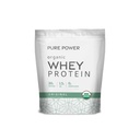 Dr Mercola Pure Power Organic Whey Protein - 20 g Protein - Wspiera wzrost mięśni i energię - Grass- Fed Whey Concentrat - 15 Służenia (20.60 oz) - Original