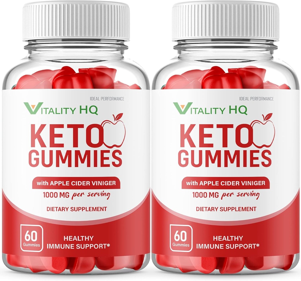 IDEAL Wydajność (2 opakowania) Witalność HQ Ketos Gummies Witalność Ketos ACV Gummies Witalność ACV Gummie Witalność Ketos Gummies (120 Gummies)