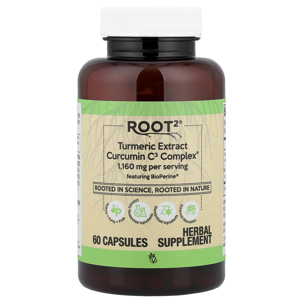 Vitacost Turmeric Extract Curcumin C3 Complex with Bioperine - 1,160 mg na porcję - 60 kapsułek