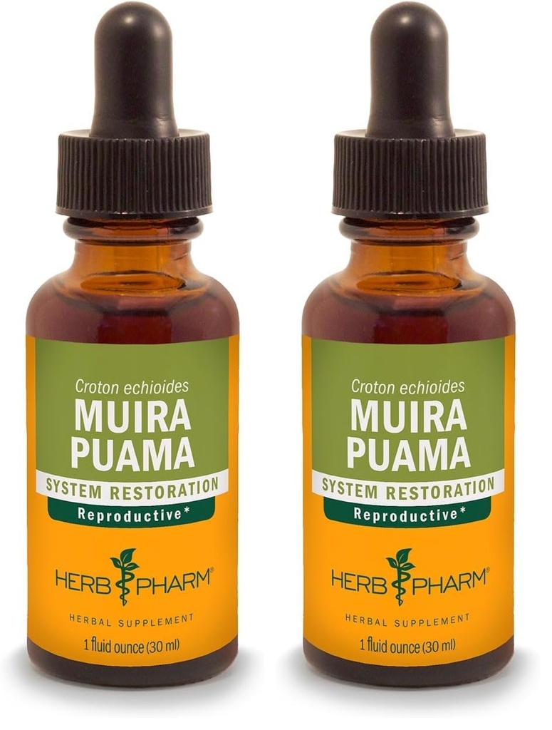 Herb Pharm Muira Puama Extract for Reproductive System Support - 1 unce (opakowanie 2)