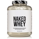 NAKED WHEY 5LB 100% Grass Fed Unflavored białka serwatki proszku - Tylko 1 Składnik, Niedenaturowany - Nie GMO, Soy lub gluten - Brak środków konserwujących - Promowanie wzrostu i odzyskiwania mięśni - 76 Sługi