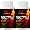 Turkesterone Supplement 1300mg Ultra High Strength (Ajuga Turkestanica Extract Std. do 20% Turkesterone), dla sprawności atletycznej i masy mięśniowej, 240 kapsułki