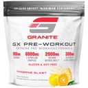 Granite GX PreWorkout Suplement, Tangerine Blast Flavor, Wsparcie Focus, Energia, & Performance z Teacrine, L- Citruline, Betaine, & A- GPC (20 Służenia)