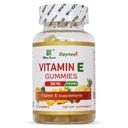 Witamina E Gummies 268mg, Pyszne, Wegan, Non-GMO, Dorosły suplementy gumowe, Immune, Skin & Eye Support, 60 Count