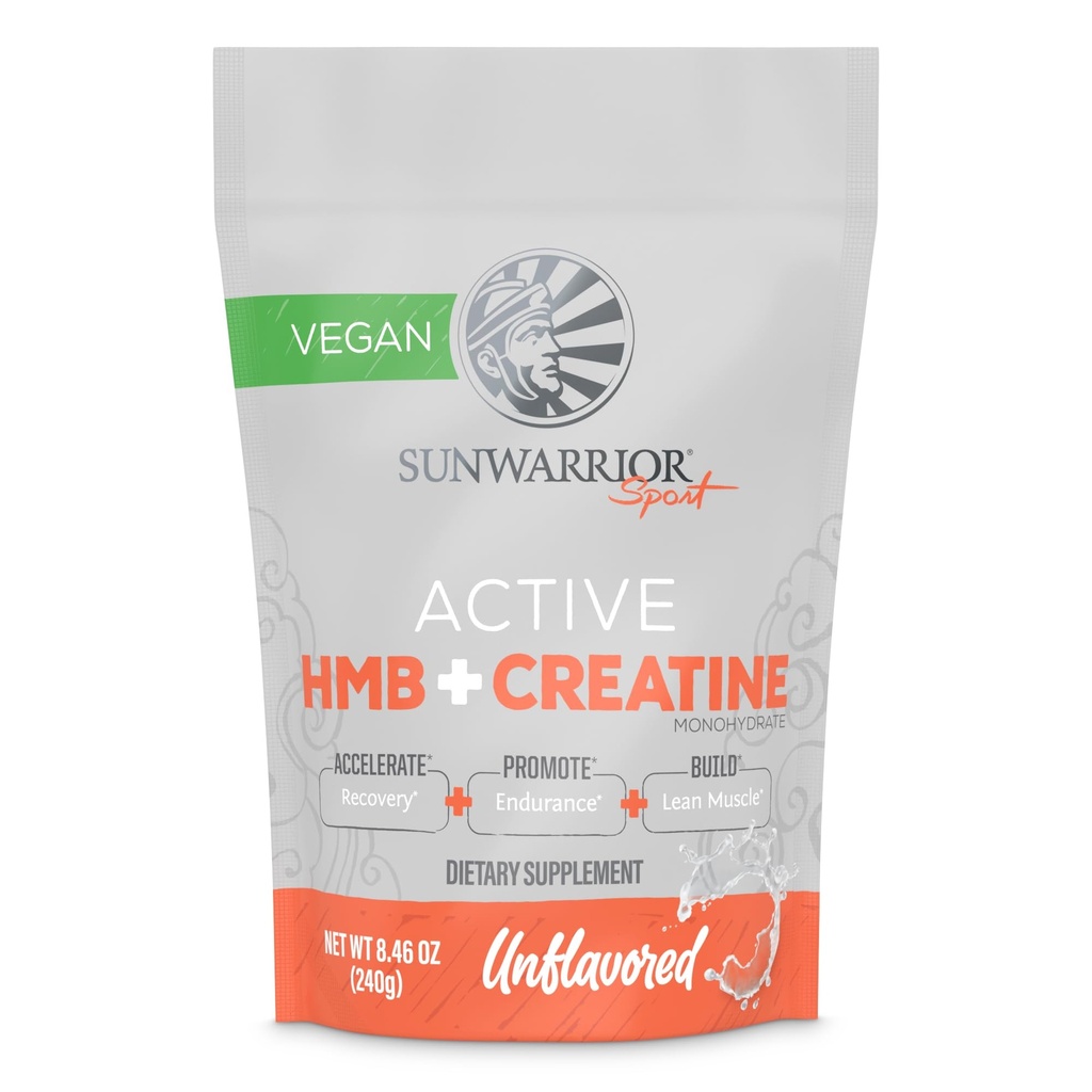 Sunwarrior Creature HMB Monohydrat Proszek Odzysk mięśni, 240g Suplement do ćwiczeń dla mężczyzn i kobiet, Mikronized Leucine Recovery Supplement Unflavored 30 Służenie