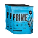 HYDRACJA PRIME + Sticks Blue Raspberry Description 124; Hydration Powder Single Serve Sticks Description 124; Electrolyte Powder On The Go 124; 250mg BCAA, Witaminy B, Antyoksydanty 124; Niski poziom cukru 124; Kawa wolna 124; Wegan 124; 48 Sticks