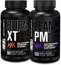 Jacked Factory Burn- XT Max - Termogeniczny tłuszcz Burner & Appetite Supressant (90 Kapsułek) & Lean PM Max Wysokosprawna utrata masy ciała, Tłuszcz Burner, & Apetite Supressant (120 Kapsułek)