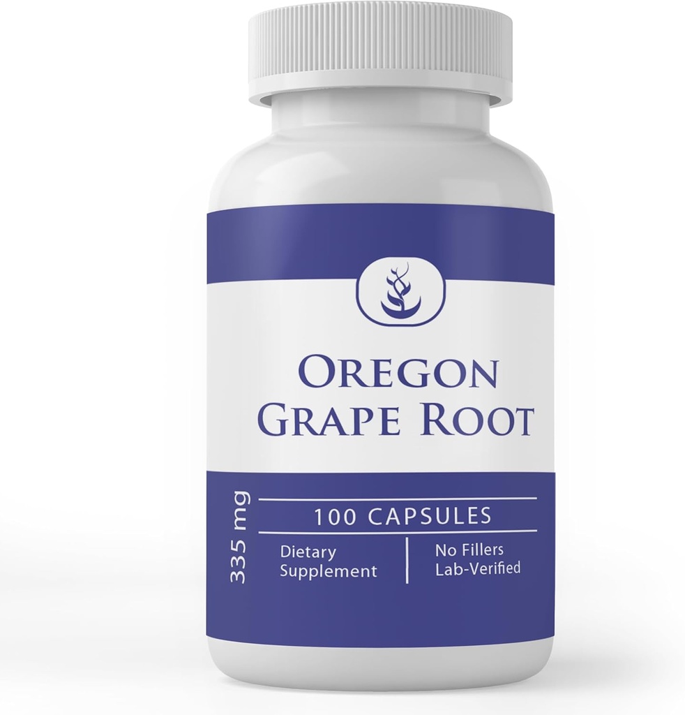 Pure Original Ingredients Oregon Grape Root, (100 kapsułki) Zawsze Czysty, Brak dodatków lub wypełniaczy, Laboratorium zweryfikowane