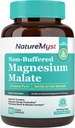 Magnezu jabłczan, Chelated Form, Wysoce wchłaniane, Nie buforowane, Delikatny na żołądku, dla dorosłych i dzieci, Elastyczna dawka, Produkcja energii, Nerve & Muscle Function, 90 Kapsułki wegańskie