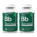 Esencjonalne elementy Bone Boost Bone Health Supplement - Support Kości i suplement wapnia z witaminą D 3, K2, Cissus Quadrangularis dla wytrzymałości kości - 180 kapsułek (60 Day Supply) (2- Pack)