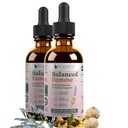 Rejuvica Health Balanced Femme - Menopauza Wsparcie dla Hot Flash & Kobieta Balance - Liquid Delivery for Better Absorption - Black Cohosh, Dong Quai, Vitex, Maca Root & More!