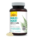 Country Life Maxi- Hair Supplement - 2000mcg Biotin & Vitamin do włosów, skóry i paznokci - Certified gluten- Free & Vegetarian - Wspiera wzrost włosów, 90 Tabletki