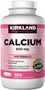 Kirkland Signature Wapń 600 mg z witaminą D3, 500 tabletek (2 opakowania)