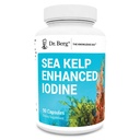 Dr Berg Sea Kelp Enhanced Jod - 200 µg Premium Jodu - Mieszanka wodorostów obejmuje Klamath Blue- Zielony Algae & Sea Kelp - 90 Kapsułki