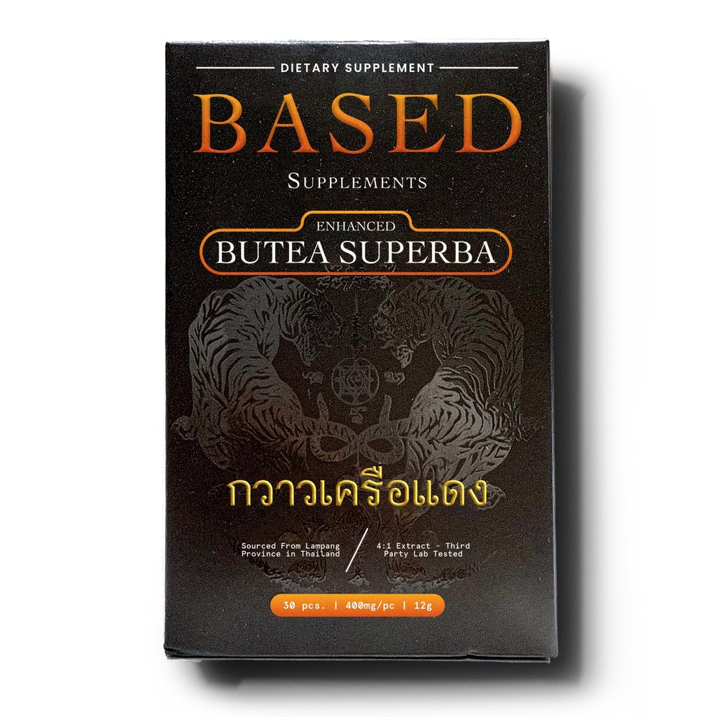 Based Supplements Butea Superba Extract - Tradycyjny Thai Herb for Men 's Vitality, Focus & Energy - Premium Root Powder with Natural Flavonoids