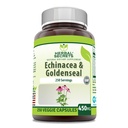 Herbal Secrets Echinacea & Goldenseal Root Supplement DEVE 124; 450 Mg per serving EVE 124; 250 Veggie Capsules EVE 124; Non- GMO EVE 124; Gluten- Free EVE 124; Made in USA (250 Veggie Capsules)