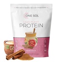 Jeden Sol Lean Plant- Protein w proszku, Pea & Brown Rice Protein, Niskie węglowodany, Wegan Friendly - Gluten, Laktoza, & Soy Free - No Added Sugar, Non-GMO, Czyste odżywianie, Nie wzdęcia (Horchata)
