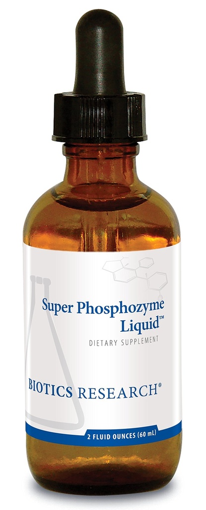 Biotics Research Super Fosphoshozyme Liquid - Fosforus in Liquid, Electrolytes, Healthy Bones and Teeth, Protein Production, Energy Support, 40mg / Drop, 2 Fl Oz
