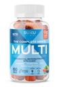 SUKU Men 's Daily Multivitamin Gummies - Witaminy A, B12, C, D3, E, Cynk, CoQ10 & Lycopene - Prostate, Heart & Immune Support - Bezcukrowy, Wegan, Mieszane Fuzja Owocowa - 60 Count
