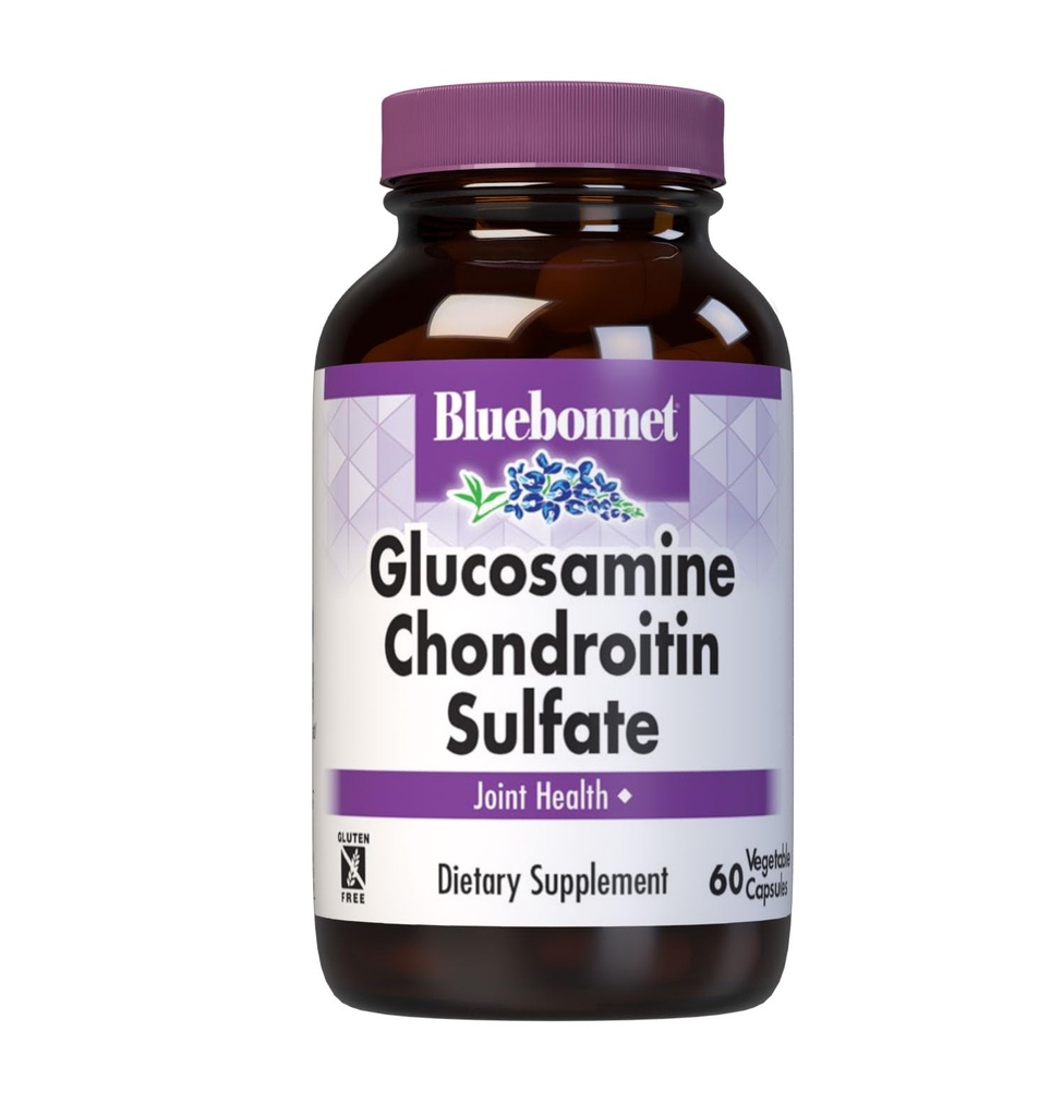 BlueBonnet Glukozamina Chondroitin Suplement siarczanowy, 60