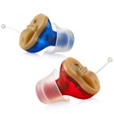 Premium Digital Hear Aid dla seniorów - Invisible in Canal (CIC) In- Ear Mini Sound Enhancer Set, Near- Invisible, Noise Cancelling, Personal Sound Amplifier - Para - MZ- 21