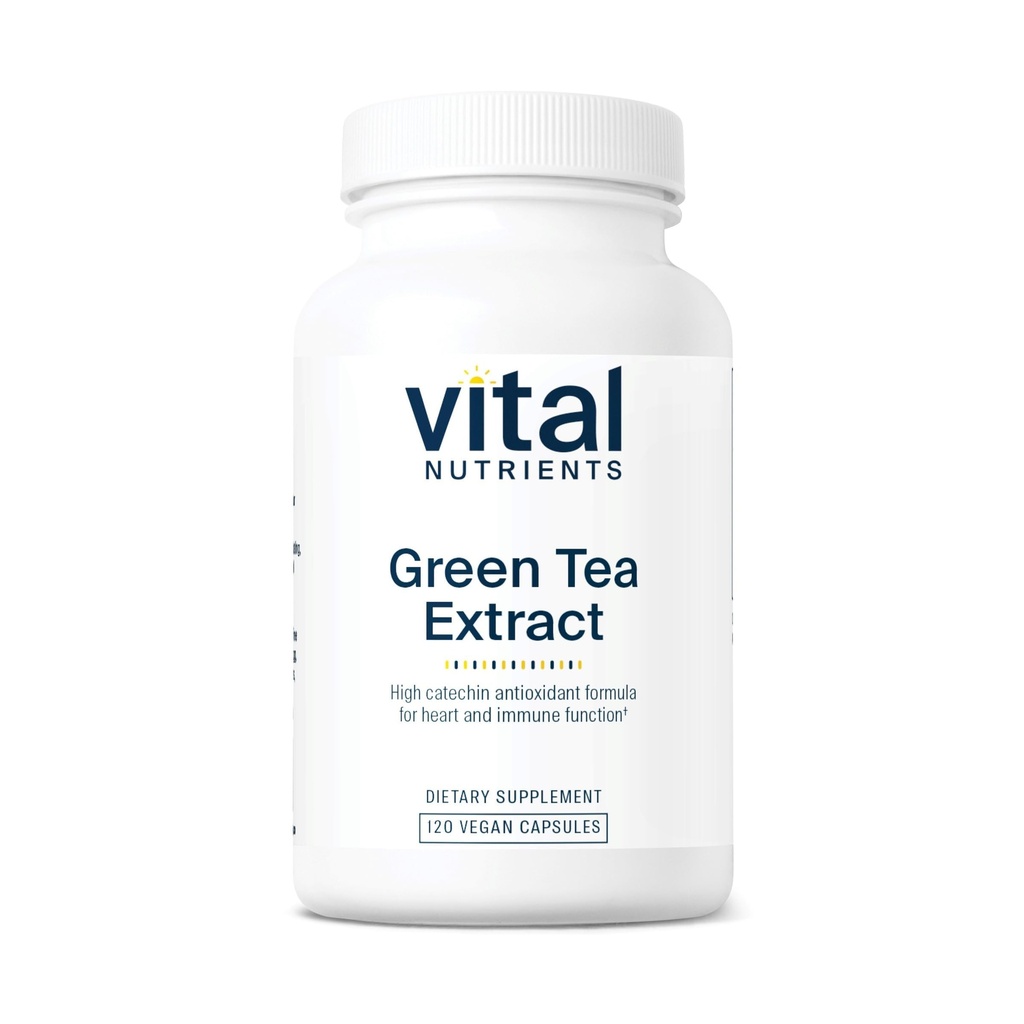 Vital Nutrivents Green Tea Extract 550mg Agregat 124; Pothent Antioksydant for Heart & Immune Health * Agregat 124; Polifenole Suplement z EGCG Agregat 124; Gluten, Dairy, Soy Free Agregates 124; Non-GMO Agregat 124; 120 Kapsułki