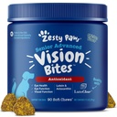 Zesty Łapy Eye Supplement dla psów - Vision Support with Antioksydants & Omega 3 Tłuste Kwasy - 90 Chews