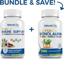 Natural Cure Labs Bundle: Wsparcie immunologiczne + Lyzyna + Monolaurin