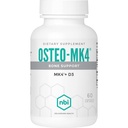 NBI Osteo- MK4 Support Bone 124; Witamina D & K Complex 124; 45 mg Witamina K2 (MK4) dla silnego zdrowia i funkcji kości 124; 60ct Veggie kapsułki