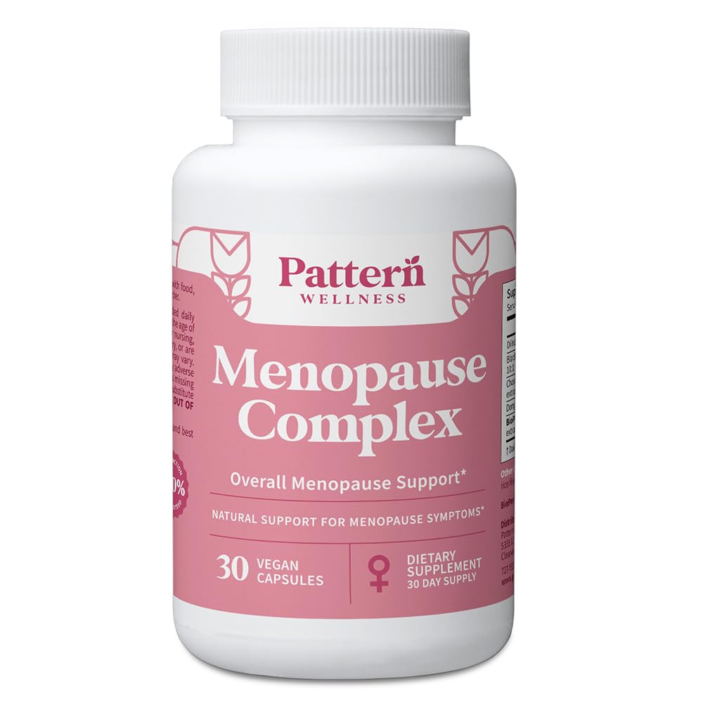 Wzór Wellness Menopauza Complex - Herbal Supplement for Women 's Wellness & Hormon Health Support - z Black Cohosh, DIM & Bioperine ® - 30 Kapsułki wegańskie, 3. strona Tested