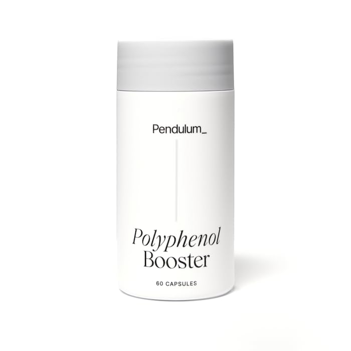 Pendulum Polyfenol Booster, Przeciwutleniacz z Superfoodów, Składniki roślinne korzystne dla dobrego zdrowia, Pomaga Boost Akkermansia Muciniphila dla mężczyzn i kobiet (60 Kapsułki, 1- Pack)