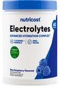 Nutricost Electrolyte Complex Powder (60 Servings, Blue Malina) - Suplement do nawadniania Drink Mix z witamin i minerałów