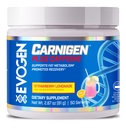 Evogen Carnigen Plus Kofeina - Premium Proszek karnityny 124; Wspiera Metabolizm tłuszczu i Promotes Recovery 124; L Suplement karnityny z Cacofine & Acetyl L- Karnityna 124; Lemoniada truskawkowa 124; 50 Służenie