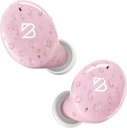 Back Bay Audio Tempo 30 Wireless Earbuds for Small Ears - Award-Winning Sound, Sweatproof Bluetooth Earbuds, Comfortable Ear Buds for Women, Pink Earphone Small Ear Canals, Long Battery słuchawki