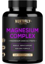 Magnezu Citrate & Oxide 500mg Complex Supplement - Wysoka absorpcja Maksymalna wytrzymałość - Pomaga wspierać gęstość i wytrzymałość kości, mięśnie, energia i sen - 120 Kapsułki wegańskie