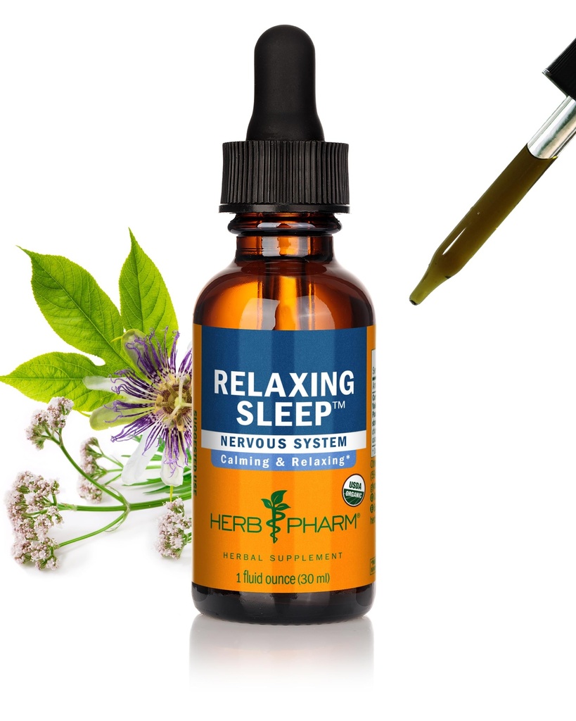 Herb Pharm Relaxing Sleep Herbal Formula z Valerian Extract - 1 unce