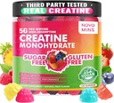 Nowomieny Monosyntezy kreatynowe 5000mg dla mężczyzn i kobiet, Chewables Monosyntener dla mięśni, Muscle Builder, Energy Boost, Pre- Workout Supplement (120 Count)